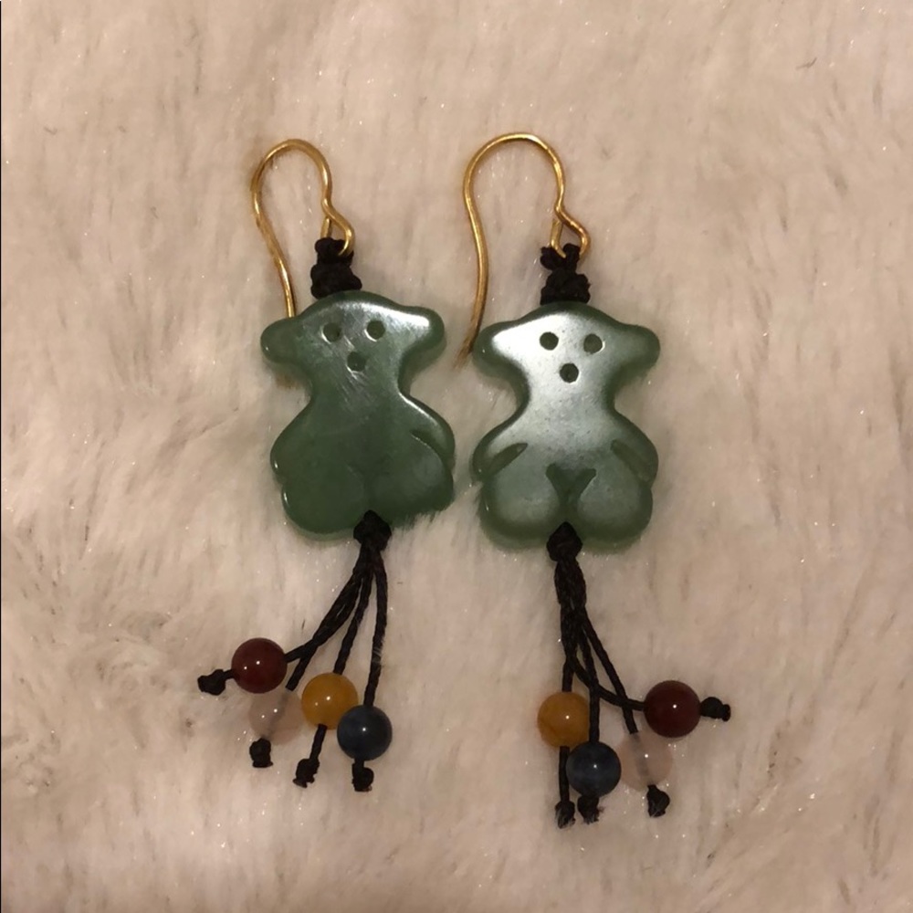Tous Tibet Gen Stone earrings